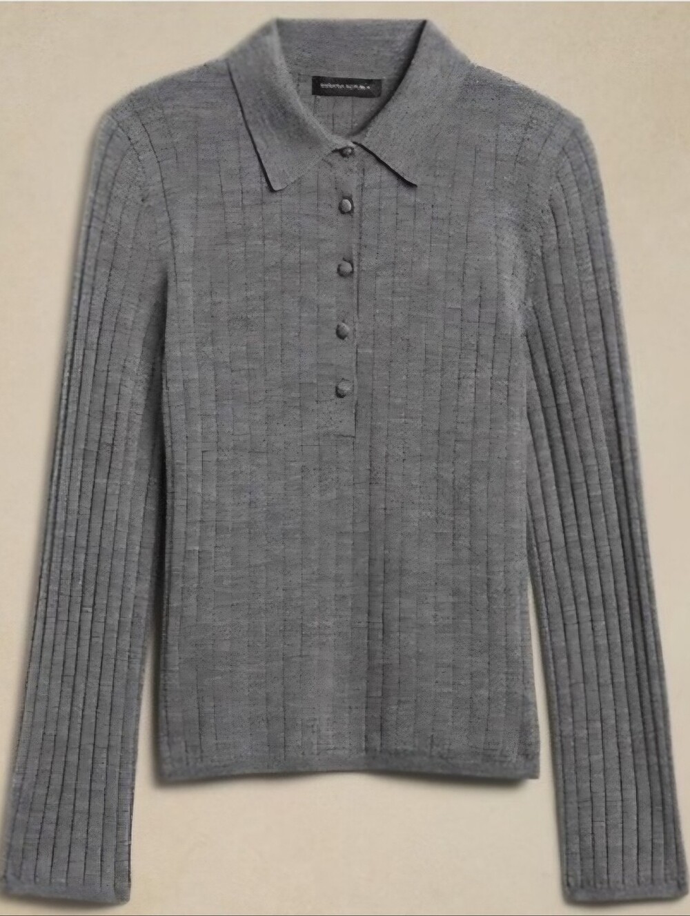 Banana Republic Extra-fine Merino Wool Polo Sweater - EUC